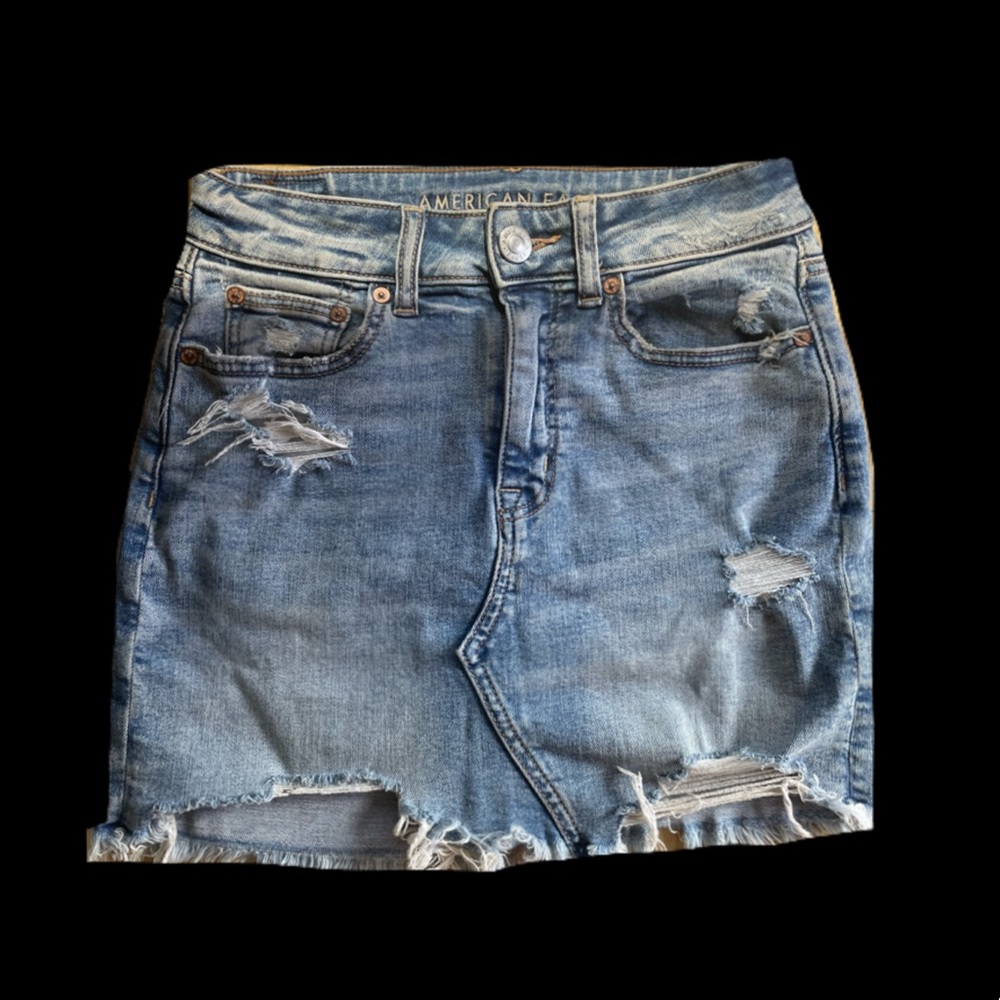 American Eagle Jean Skirt / Stretch Denim